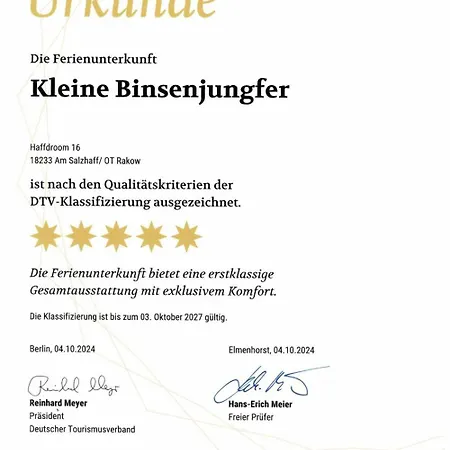 펜션 Kleine Binsenjungfer - Mit Sauna Und Kamin Fuer 6 Personen *